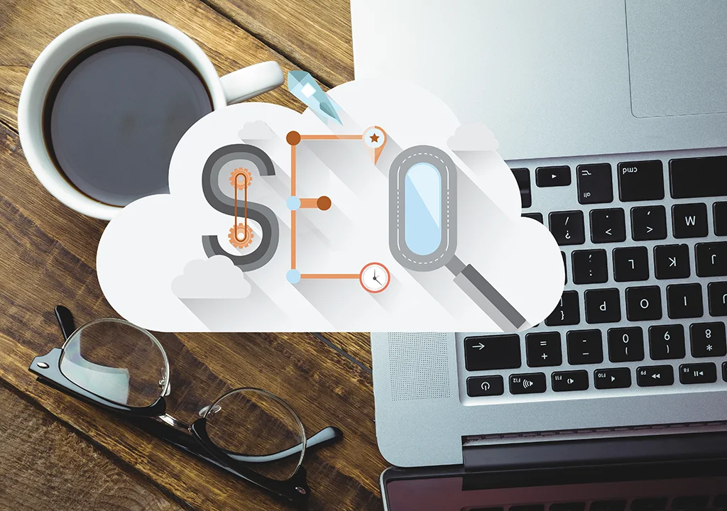 Shopify arama motoru optimizasyonu sürecini temsil eden bir görsel.