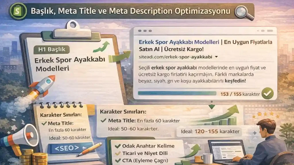 Başlık, Meta Title ve Meta Description Optimizasyonu