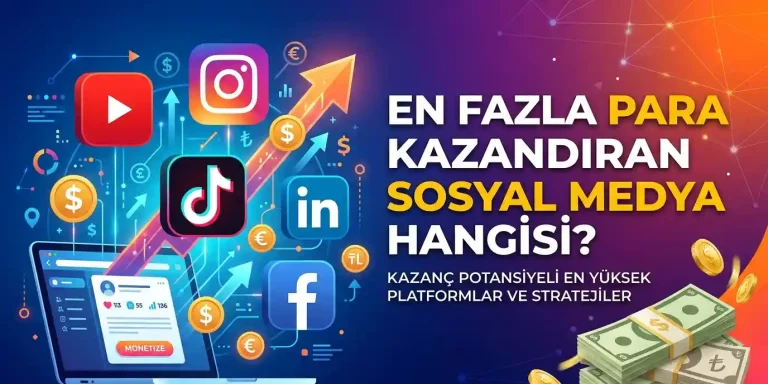 En Fazla Para Kazandıran Sosyal Medya
