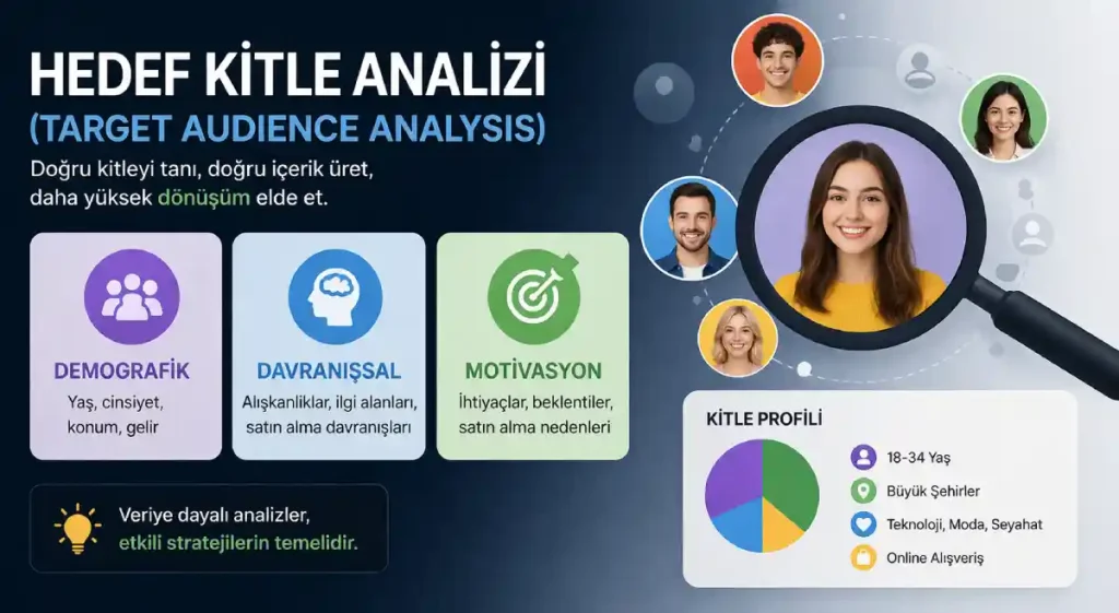 Hedef kitle analizi infografiği
