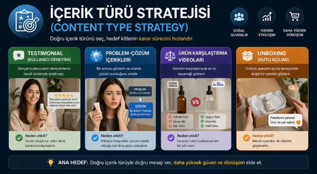 İçerik türü stratejisi sunumu