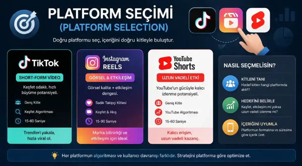 Platform seçimi ve strateji önerileri
