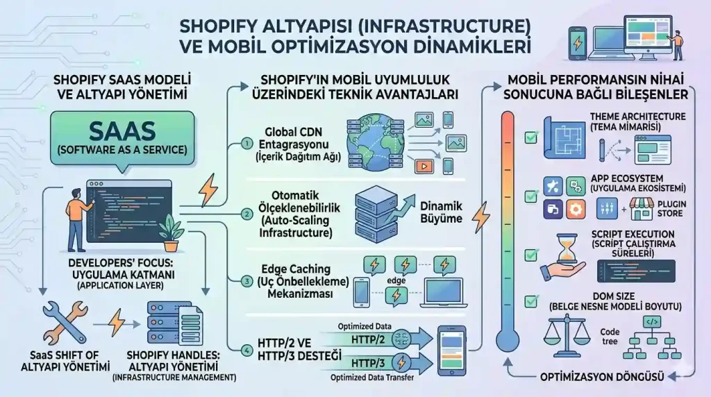 Shopify Altyapısı (Infrastructure) ve Mobil Optimizasyon Dinamikleri