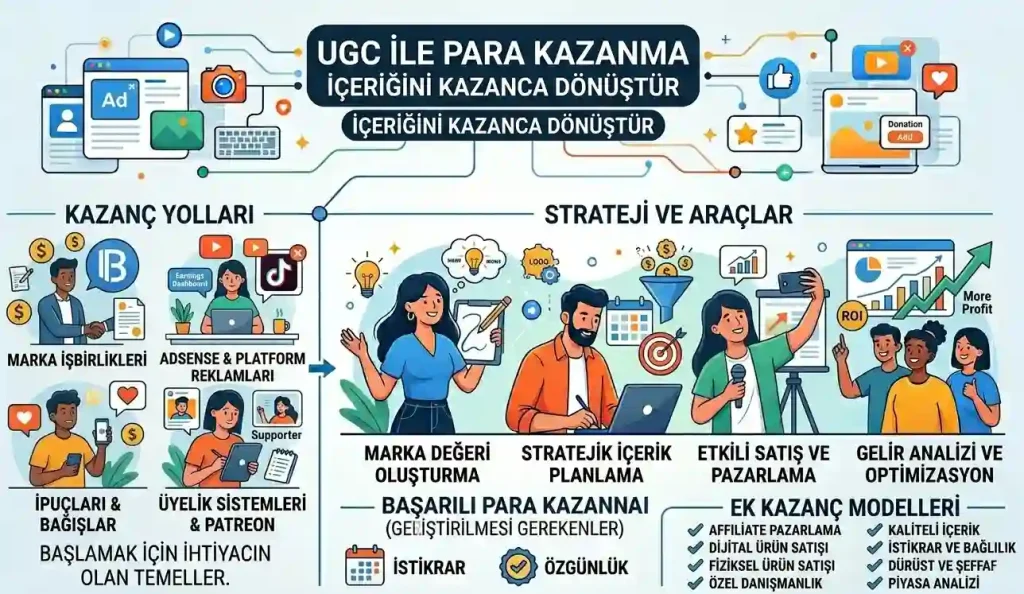 UGC ile Para Kazanma
