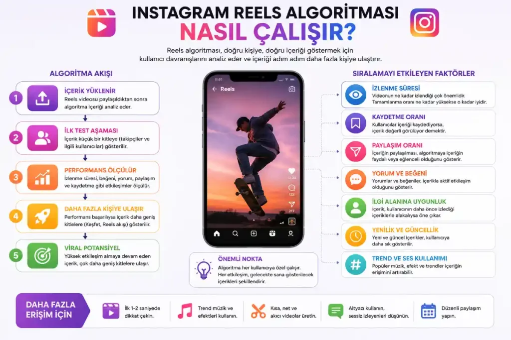 Instagram Reels Algoritması Nasıl Çalışır?