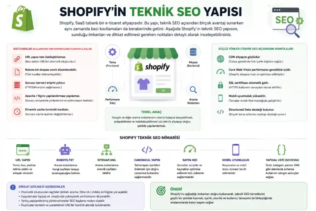 Shopify’ın Teknik SEO Yapısı