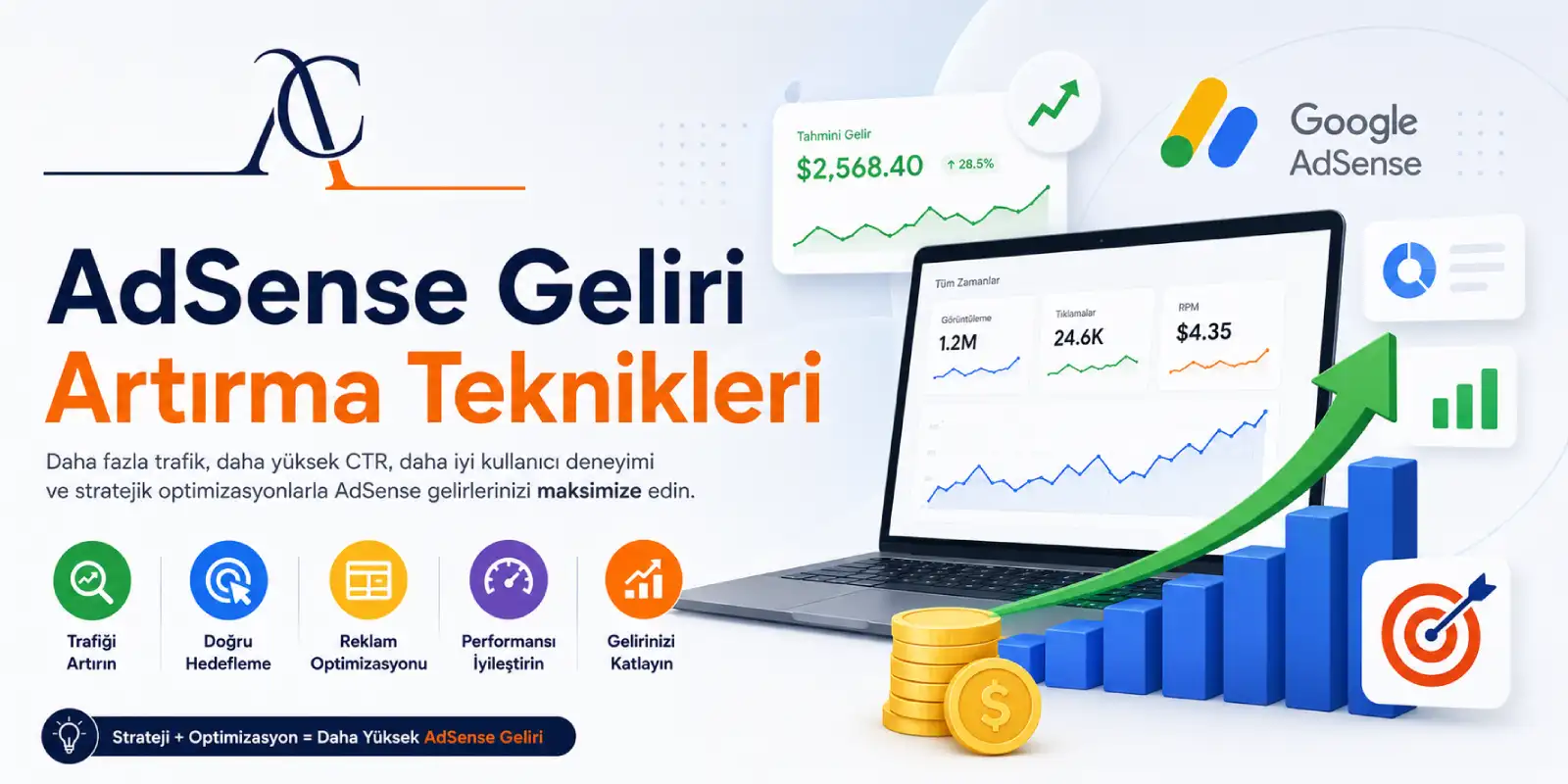Google ADS - AdSense Geliri Artırma | Alaattin Çağıl