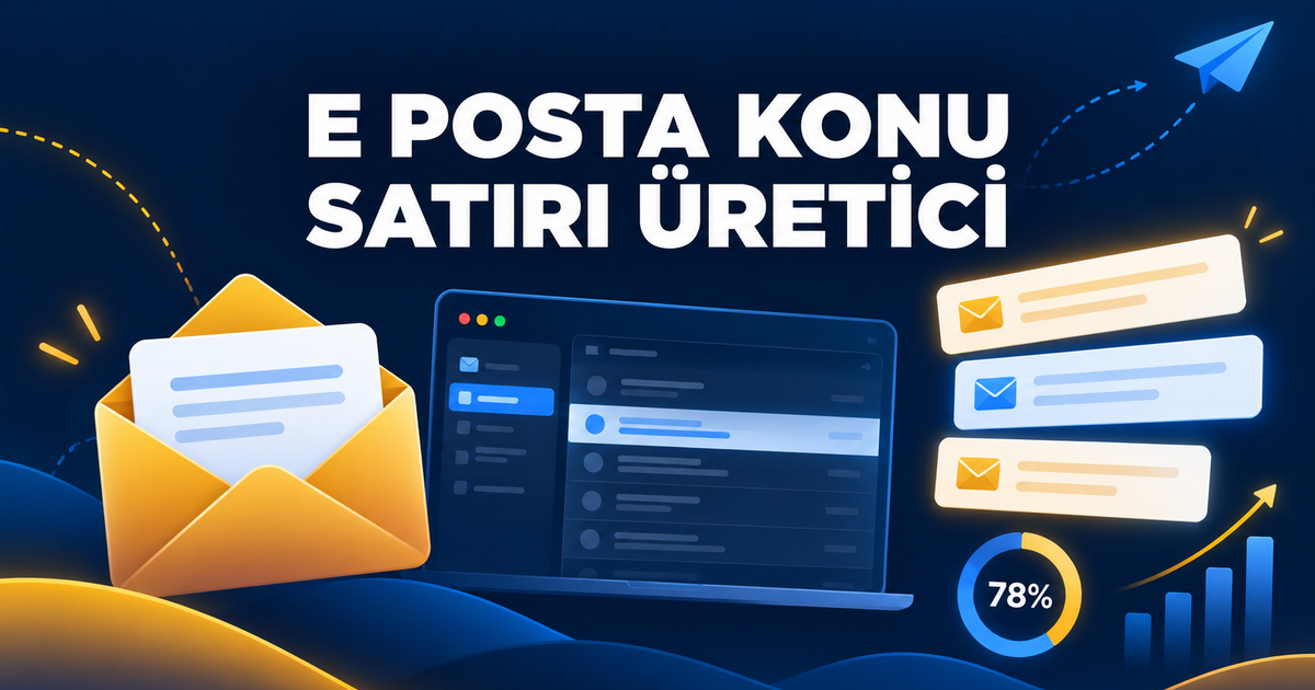 E-posta konu satırı üretici ücretsiz araç