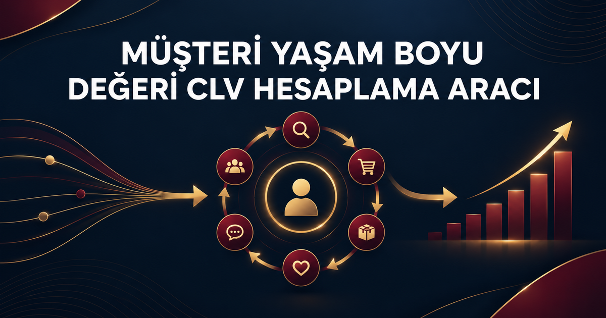 Müşteri yaşam boyu değeri CLV hesaplama aracı